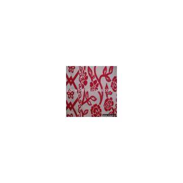 Etched-out fabric