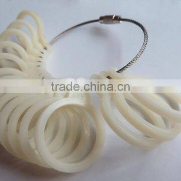 UK Sizes K---Z Plastic Round Rings Gauge Sizers Jewelers Tools Finger Ring Sizes Platic Measurements photo-2