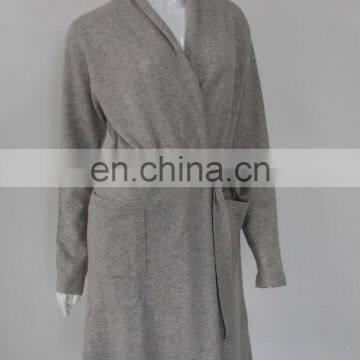 China factory OEM many styles pure 100%cashmere bathrobe