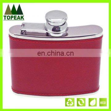 OEM 7oz mini wine flagon stainless steel hip flask