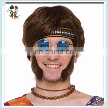 Brown Mutton Chop Large Funny Sideburn Party Fake Beard Moustache HPC-0332