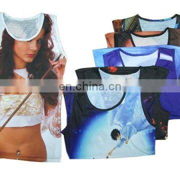 100 Cotton Fabric for Tank Top / Stringer Tank Top Custom photo-5