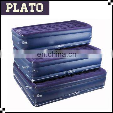 HOT!!double and single thickening air cushion bed with pumps and receive bag