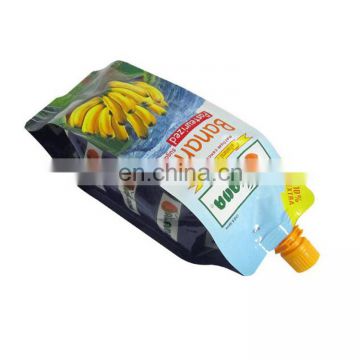 Professional manufacturer customized Custom Plastic drinks Standing Up Spout Pouch