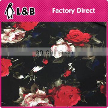 fashion digital printed chiffon fabric for dress in high quality