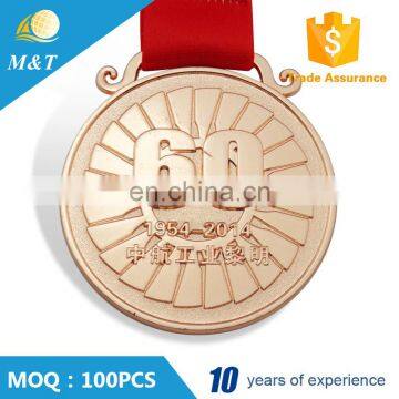 High quality running race medal custom