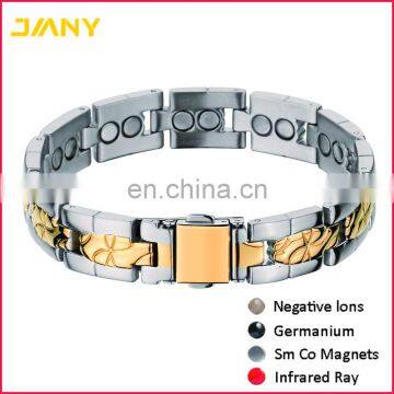 Custom Mens Magnetic 3161 Stainless Steel Bracelet