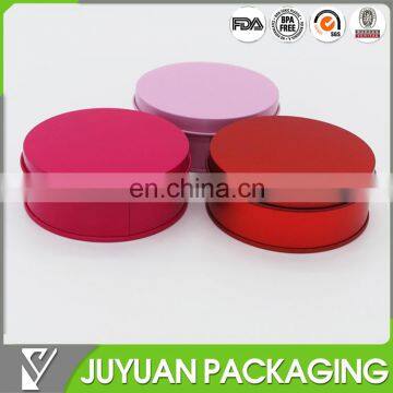 wedding gift round tin candy box/empty aluminum tin box for candy