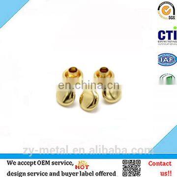 Small golden metal mushroom head rivet for bag decoration