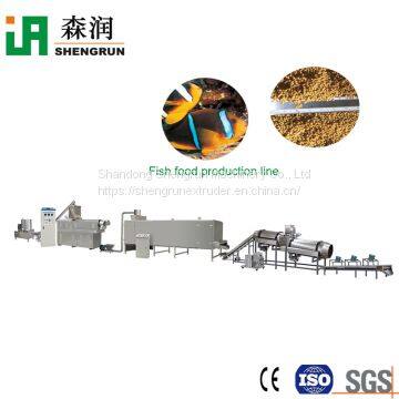 Floating Extruded Fish Feed Pellet Extruder Machine