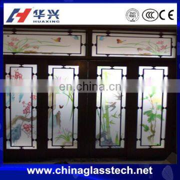 Aluminium Profile Heat Insulation Sliding Stained Glass Door Inserts