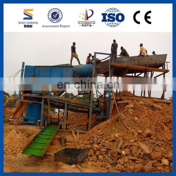 Heavy Duty Gold Mining Plant Equipment with Artificial Grass Carpet