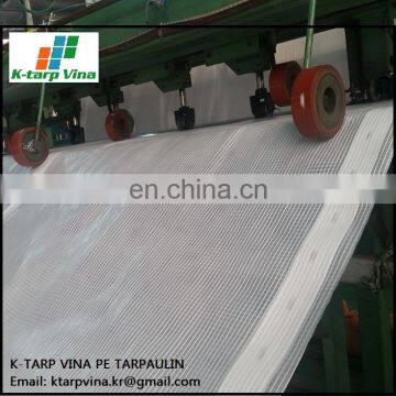 UV resistant, durable, reusable Leno scaffolding sheet, pre-punching holes, webbing reinforced band