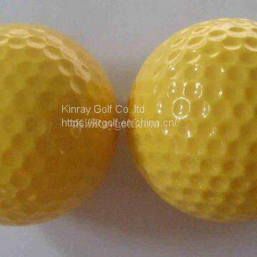 Two piece Golf balls/Yellow Range golf ball