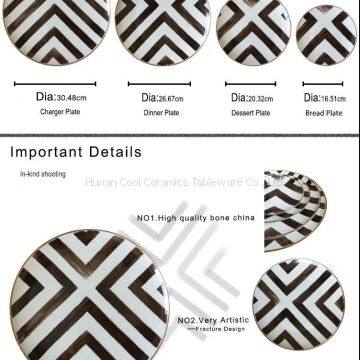 Best selling products elegant high quality cheap ceramic plates for tableware