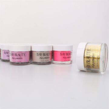 Easy soak off dip powder for nails dipping system mix glitter nail