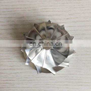 GT15-25 48.30/68.00mm 11+0 blades forward turbo billet/milling/aluminum 2024 compressor wheel