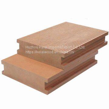 Wpc Wood Plastic Composite Terrace Floor Price/ Outdoor Decking / Solid Wpc Decking Board