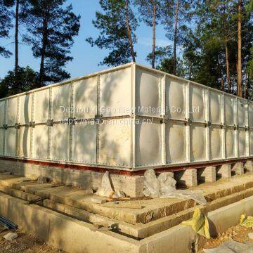 How to do the foundation of combined FRP water tank?