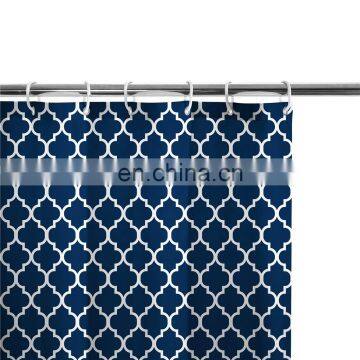 Ethiopian African American Bathroom Navy Polyester Waterproof 3D Shower Curtain Sets photo-3
