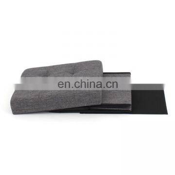 RTS High Quality and Low Manufactory Price Modern Home Furniture Dark Grey Folding Stool With Four Air Hole
