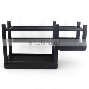 Customized Factory Wholesale Folding Shoe Rack With Metal Feet Legs and PVC Storage Foldable Stool for Entrance photo-3