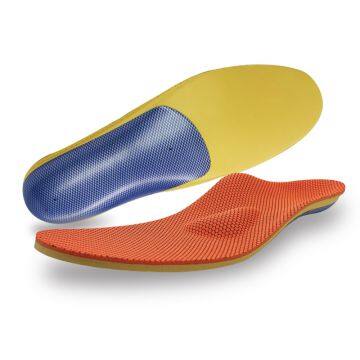 Custom Logo Printing EVA Layer High Arch Support Insoles for Orthotic