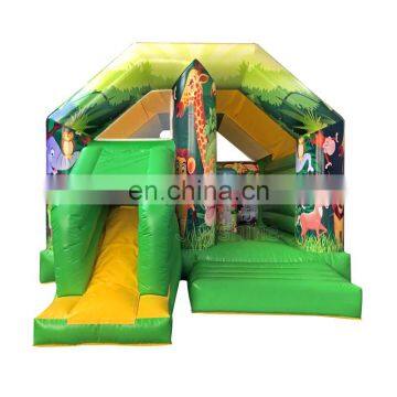 Jungle Theme Bouncy Castle Kids Inflatable Jumping Bouncer and Slide