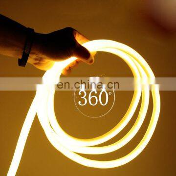 Круглая светодиодная неоновая гибкая лента с освещением под углом 360 градусов, неоновая трубка photo-2