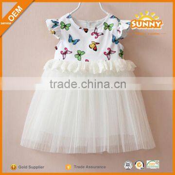 Cheap Factory Custom Latest Yarn Cotton Baby Dress Indian Baby Dress Designs