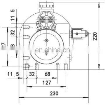 Small 2.1cc/r 180Bar 12V DC Hydraulic Power Unit Pack