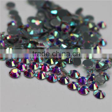 Wholesale Crystal AB flatback hotfix rhinestone crystals for high heel shoe
