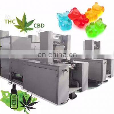 Small capacity soft gummy candy making machine gummy candy production line