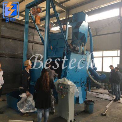 Automatic Feeding Crawler Belt Shot Blasting Machine for Brass