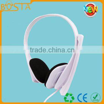 New design floral pattern painted fresh fashion headset for call center