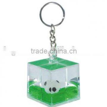 Acrylic Custom Shaped Keychain, Plastic liquid Keychain