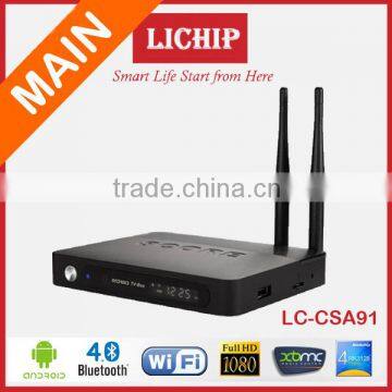 smart wifi android 4.4 RK3128 1080p bluetooth 4.0 LC-CSA91 TV box