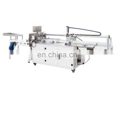 Semi automatic multi rolls paper packaging machine