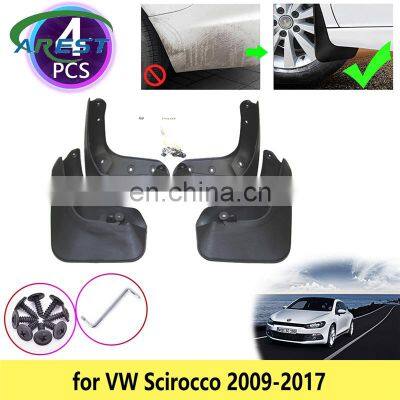 Mudguards Mudflap Fender Mud Flaps Splash Accessories for VW Volkswagen Scirocco 2009 2010 2011 2012 2013 2014 2015 2016 2017