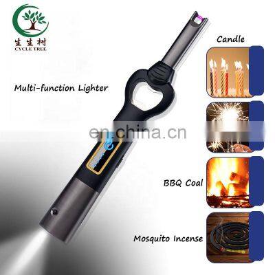 Kitchen Unique Fancy Windproof Wholesale Rechargable Gas Usb Custom Electric Lighters photo-5