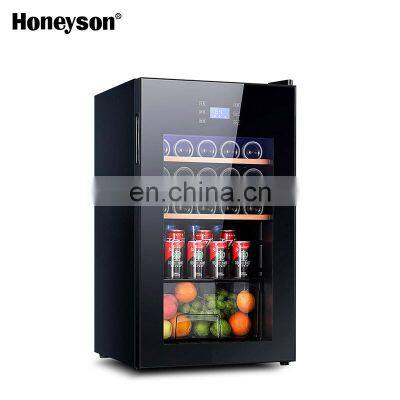 Honeyson 33 bottles wine fridge Wine Cooler Rohs Compressor refrigeration 95L