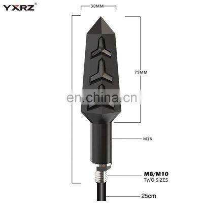 Universal Turn Lamp 8mm 10mm Bolt Flow Stype Sequential LED Motorcycle Signal Light photo-4