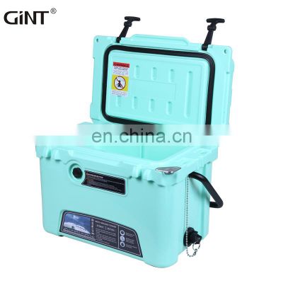 Gint Popular Best Selling Double Wall LLDPE with PU Cooler Box Hard cooler Customized color  20QT cooler for outdoor camping