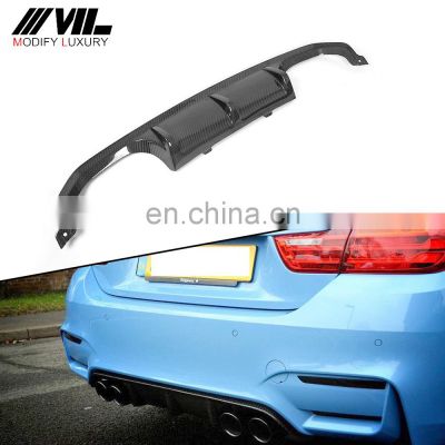 Carbon Rear Diffuser for BMW F80 M3 Sedan 4-Door F82 F83 M4 2-Door 2015-2018