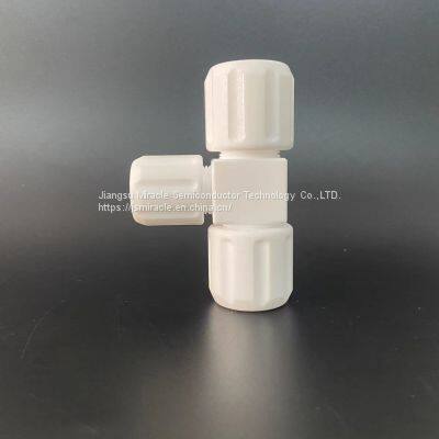 PTFE Union Tee Reducer Φ20*Φ14*Φ20 photo-2
