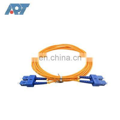 Factory price sc upc-sc upc duplex network 30cm patch cord cable