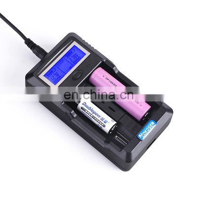 Universal Battery Charger LCD Display Smart Ni-MH Ni-Cd Li-ion Battery Charger for 18650 and AA AAA batteries