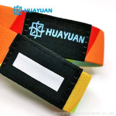 Promotional Custom Logo 13.56MHz HF RFID bracelet Chip Elastic X-band