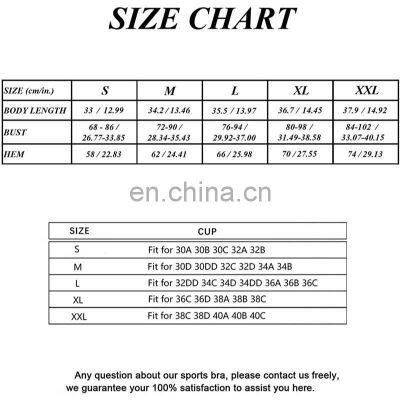 Women Padded Sports Bra Fitness Workout Running Shirts Yoga Tank Top photo-5