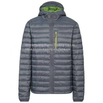 Men’s ultralight packable down jacket     Men ultralight packable down jacket